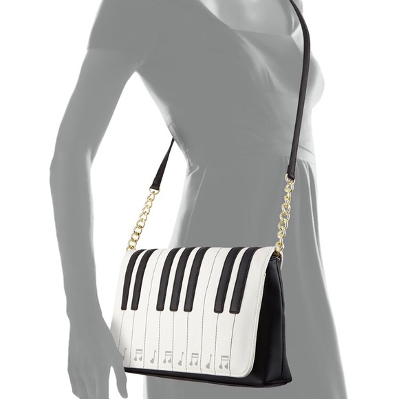 betsey johnson piano purse